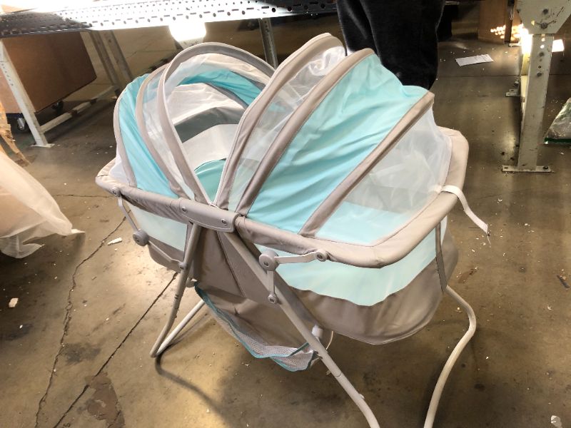 Photo 2 of Baby Bassinet W/ Storage Infant Nursery Crib Basket Sleeper Bed Cradle Foldable
