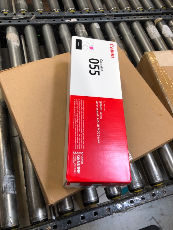 Photo 2 of Canon Genuine Toner, Cartridge 055 Magenta (3014C001) 1 Pack Color imageCLASS MF741Cdw, MF743Cdw, MF745Cdw, MF746Cdw, LBP664Cdw Laser Printers Magenta Standard Toner------FACTORY SEALED RED 