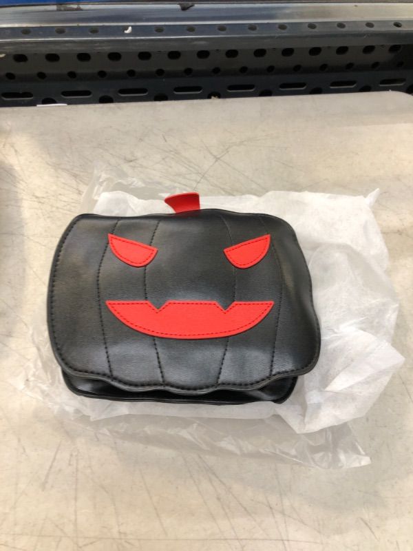 Photo 1 of BLACK AND RED PUMPKIN BAG 