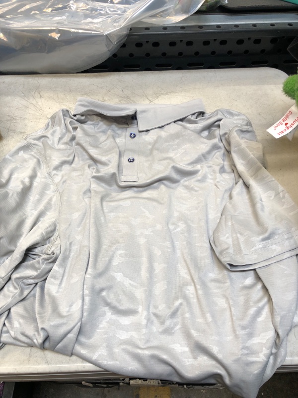 Photo 1 of MENS LIGHT GREY COLLAR SHIRT ( SIZE: 2XL) 