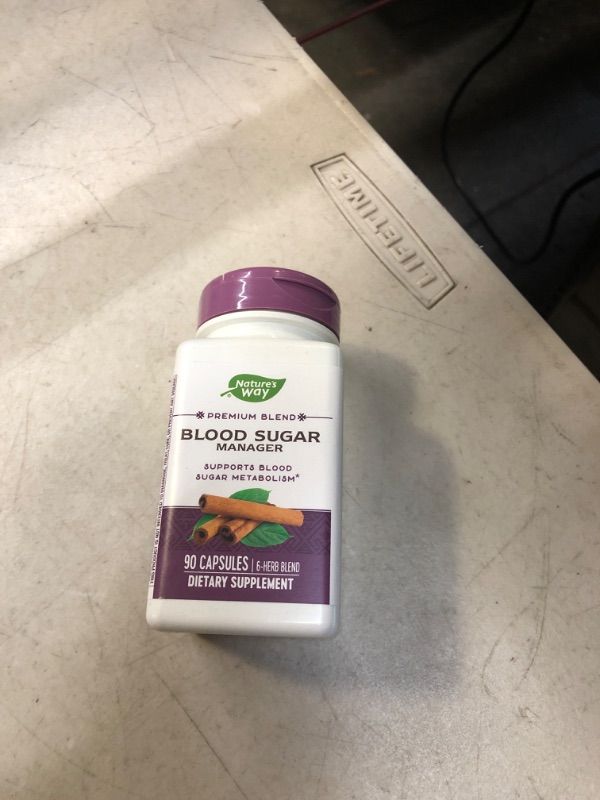 Photo 1 of Nature's Way Blood Sugar With Gymnema Extract ( 1x90 CAP) ( EXP:08/31/26)