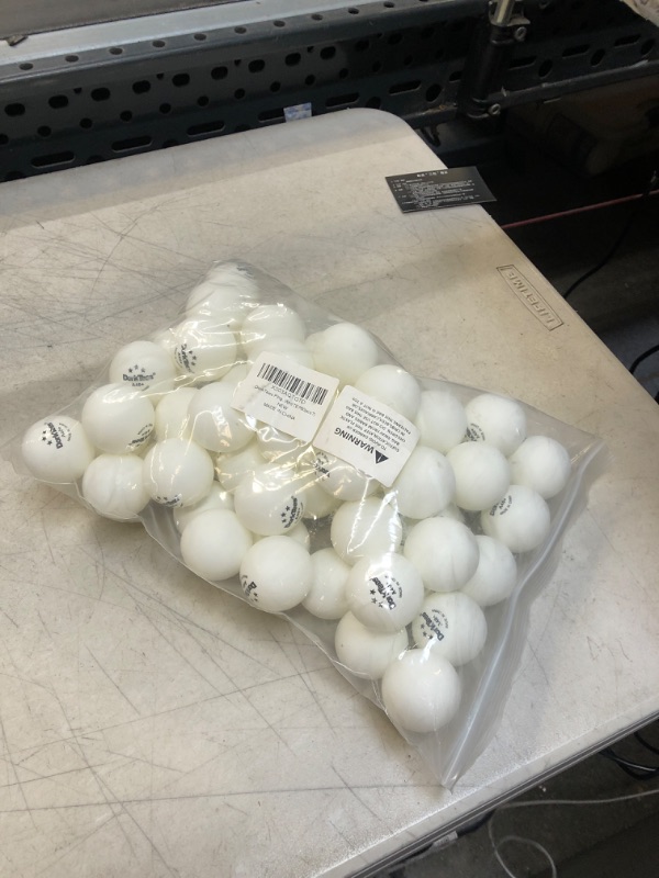 Photo 1 of 60 PC PING PONG BALLS 