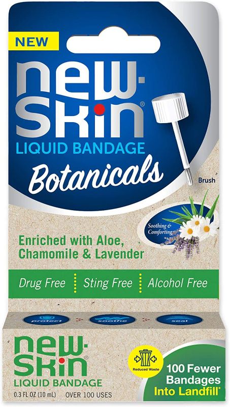 Photo 1 of ( PACK OF 3) New Skin Liquid Bandage Botanicals - 0.3 Fl Oz
