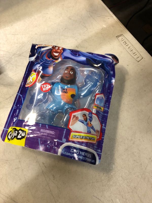 Photo 2 of Moose Toys Heroes of Goo JIT Zu – Space Jam: A New Legacy - 5" Stretchy Goo Filled Action Figure - Lebron James (Power Up)