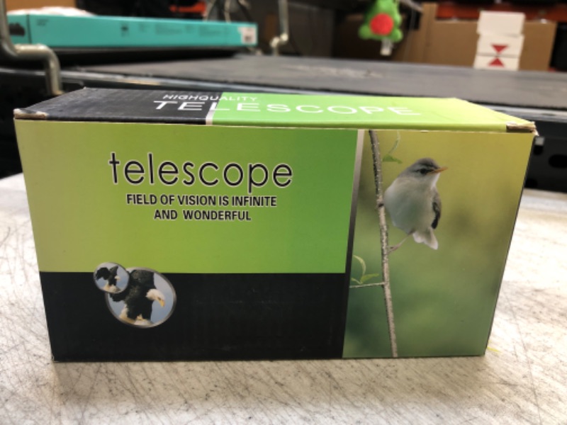 Photo 1 of 80x100 Monocular Telescope, Night Vision Compact Monocular for Smartphone Adapter, Handheld Telescope with Tripod for Animal Bird Watching Hunting Camping Tourist