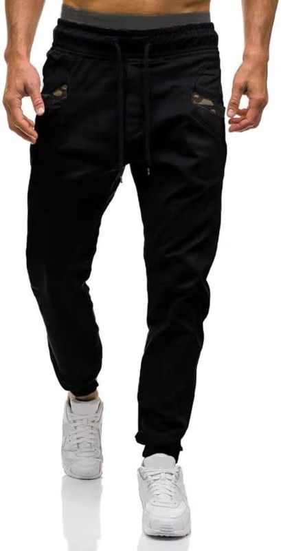 Photo 1 of Awe-Coth Mens Fashion Athletic Jogger Pants Slim Fit Tapered Pants Cotton Cargo Sweatpants -- Size Small