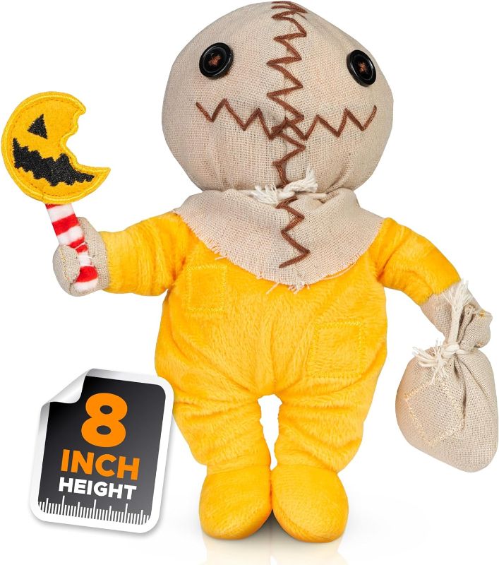 Photo 1 of 8" Sam's Trick-or-Treat Plush: Halloween Doll for Spooky Decorations and Collectors, Stuffed Animal Design

