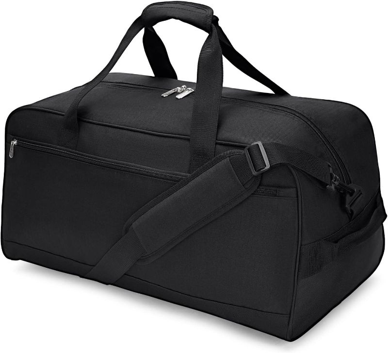 Photo 1 of 21 inch Travel Duffel Bag for Weekend and Overnight - Lightweight Carry On Bag for 2-3 day trip-Black
