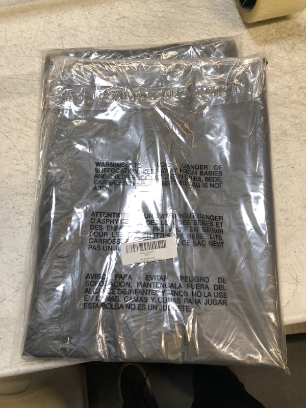 Photo 2 of Large Poly Mailers 14.5x19, Solid Black Shipping Bags - Tear And Puncture Free Poly Bags - Water Resistant Mailing Bags - Packaging Bags For Small Business - 50 Count 14.5" x 19" (50Pck) black