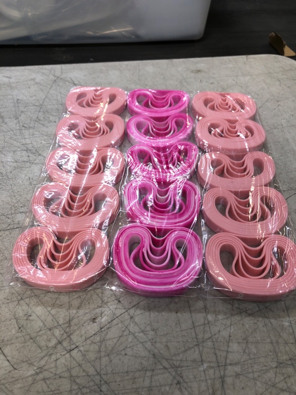 Photo 1 of 90PCS BREAST CANCER AWARENESS BRACELETS 