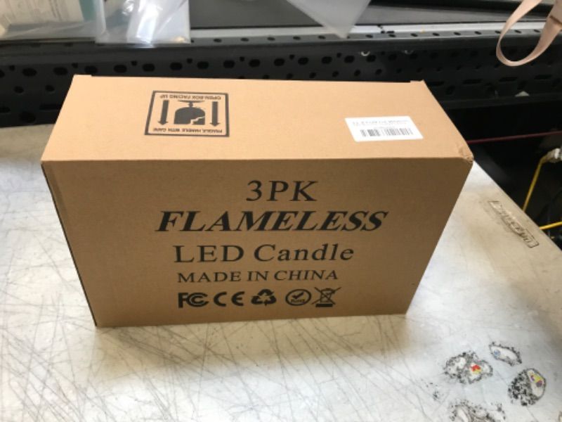 Photo 2 of 3 PACK FLAMELESS LED CANDLE 