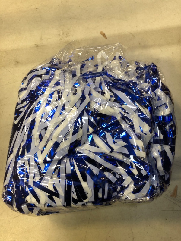 Photo 1 of 32 Piece Pom Pom & Clapper Set -- Blue/White