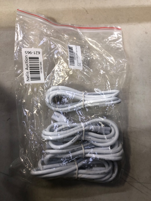 Photo 2 of 4FT (47-1/4") T5 T8 Tube Light Fixture LED Linkable Cords, Double end Connector Cable, Power Extension Wire for LED Integrated Single Fixture, Shop light, Garage Light, Under Cabinet Light, Pack of 4