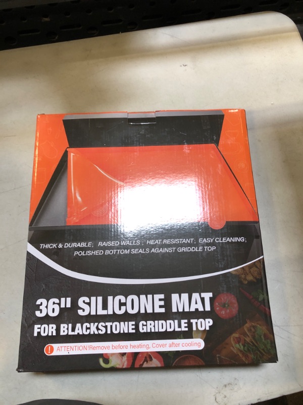 Photo 2 of 36" Food Grade Silicone Griddle Mat for Blackstone Griddle Accessories, Food Grade Silicone Griddle Cover for Blackstone Accessories Protect Your Griddle from Insects Rust 36YC