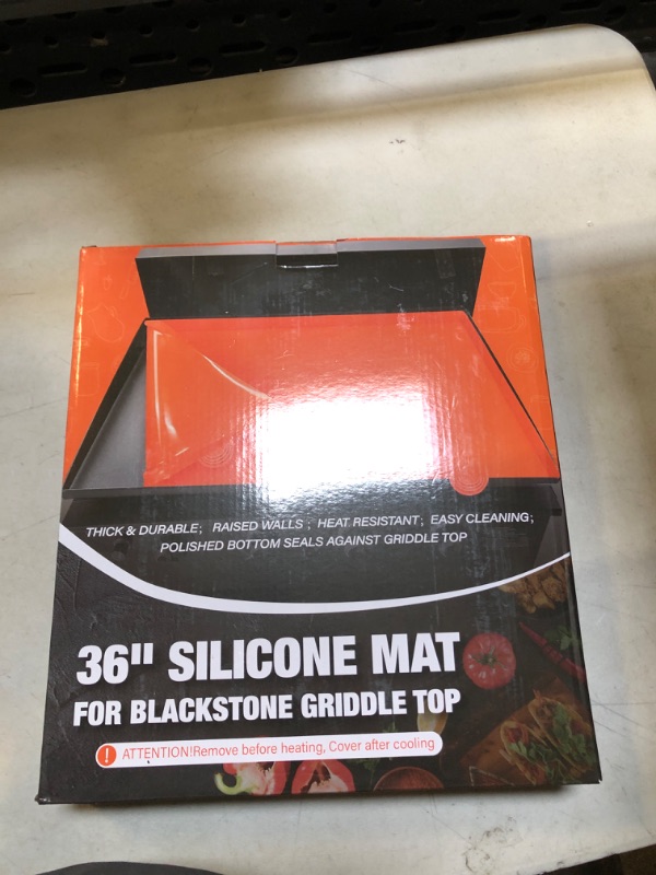 Photo 1 of 36" Food Grade Silicone Griddle Mat for Blackstone Griddle Accessories, Food Grade Silicone Griddle Cover for Blackstone Accessories Protect Your Griddle from Insects Rust 36YC