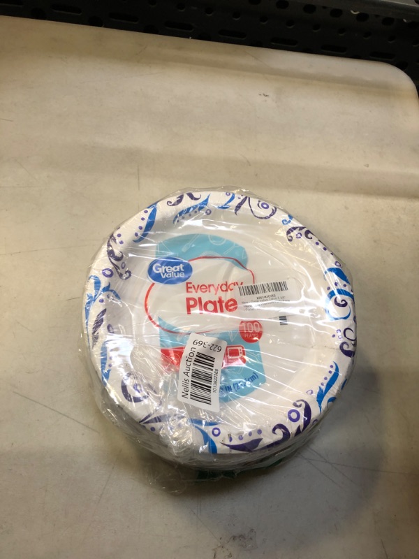 Photo 1 of 100 CT PAPER PLATES