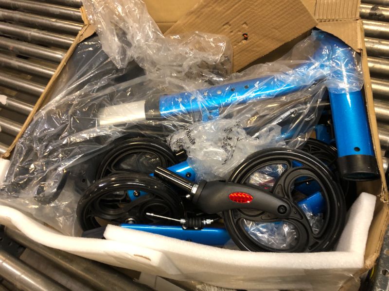 Photo 1 of Healconnex Rollator Walkers for Seniors-Folding Rollator Walker with Seat and Four 8-inch Wheels-Medical Rollator Walker with Comfort Handles and Thick Backrest-Lightweight Aluminium Frame ,Blue