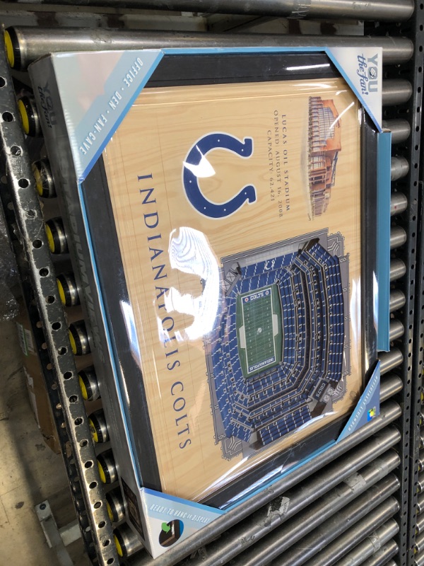 Photo 2 of YouTheFan NFL 25-Layer StadiumView Wall Art Indianapolis Colts