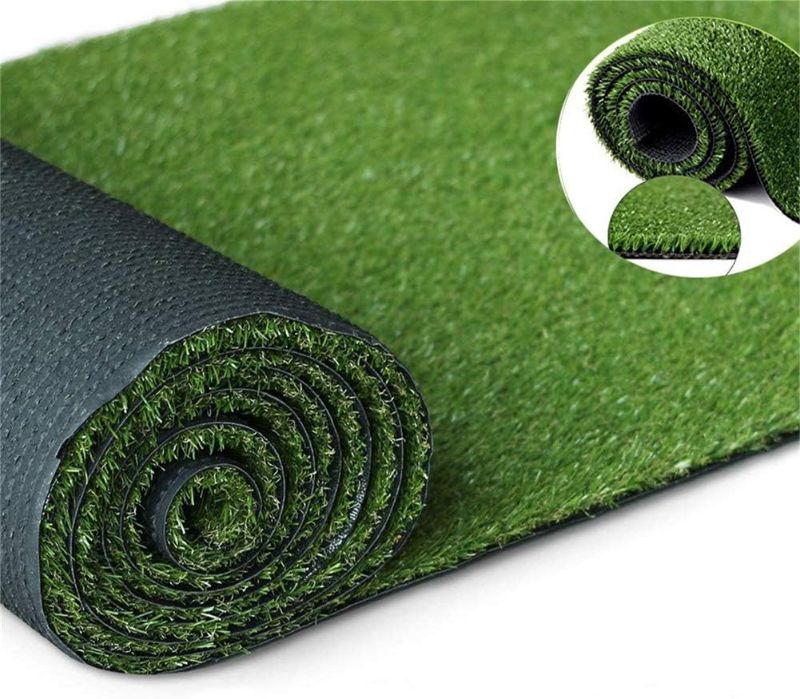 Photo 1 of  Direct Artificial Grass Turf Lawn , 4Feet X 6Feet Realistic Indoor Outdoor Garden Balcony Decor Landscape Synthetic Fake Grass Pet Rug Carpet