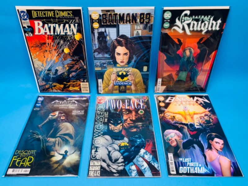 Photo 1 of 625016…6 Batman  comics in plastic sleeves 