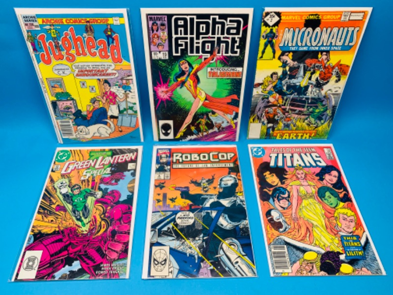 Photo 1 of 625033…6 vintage comics in plastic sleeves 