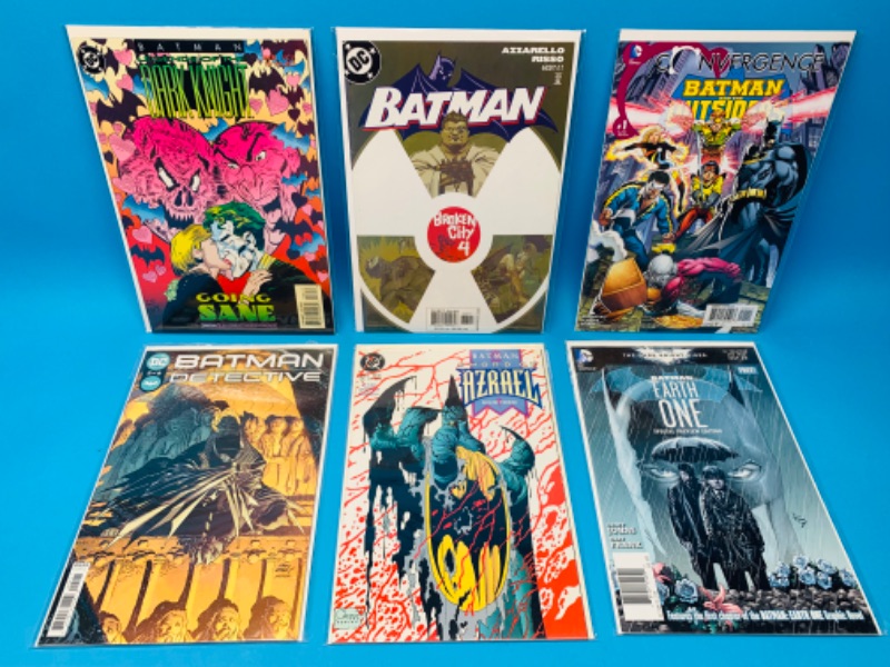 Photo 1 of 625050…6 Batman comics in plastic sleeves 