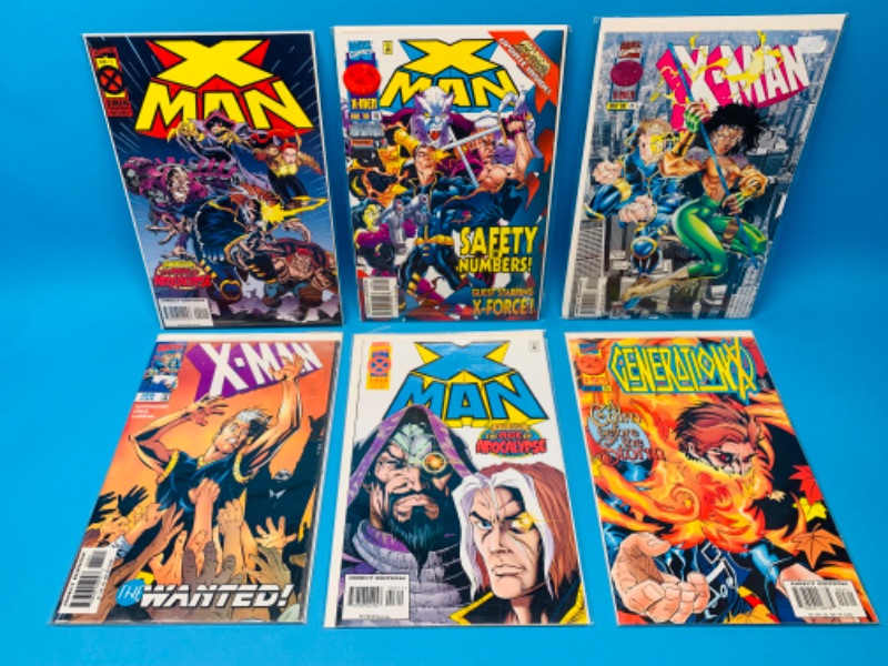 Photo 1 of 625058…6 X-men comics in plastic sleeves 