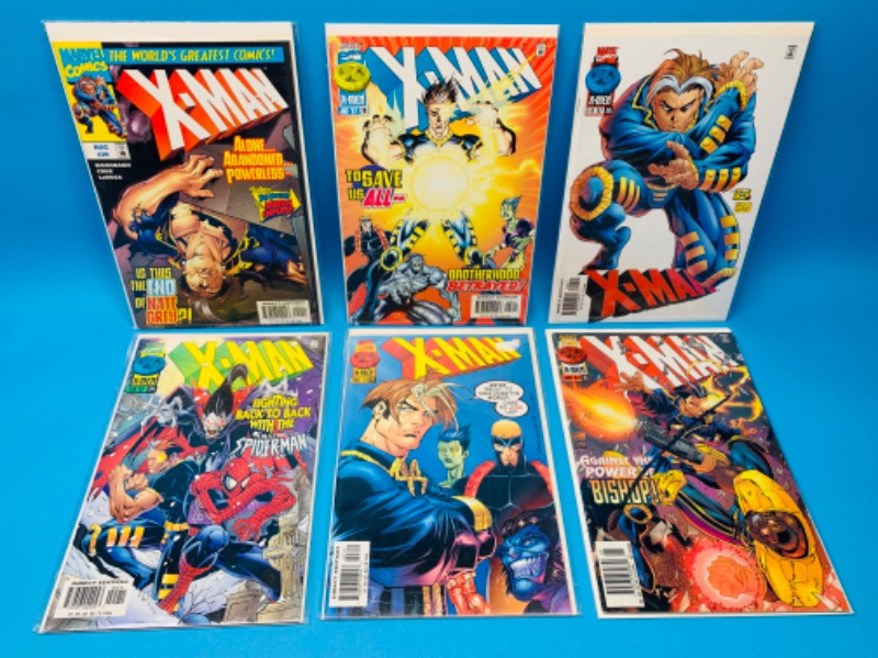 Photo 1 of 625059… 6 X-men comics in plastic sleeves 