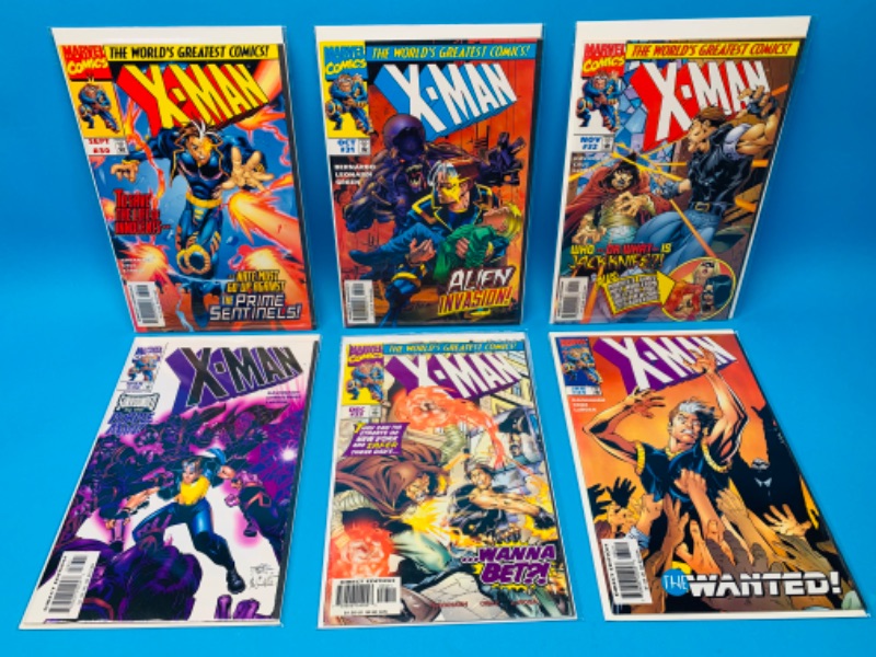 Photo 1 of 625060… 6 X-men comics in plastic sleeves 