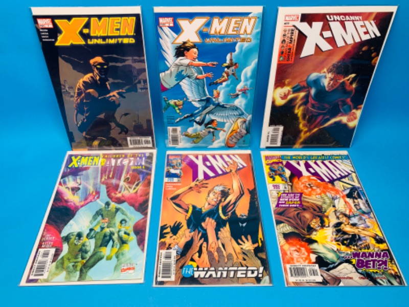 Photo 1 of 625062… 6 X-men comics in plastic sleeves 