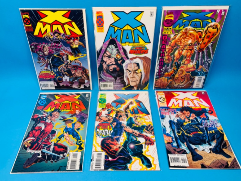 Photo 1 of 625063… 6 X-men comics in plastic sleeves 