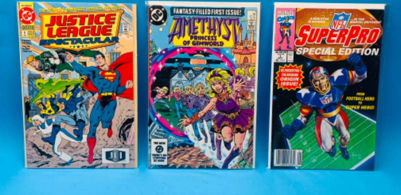 Photo 1 of 625073… 3 comics all #1’s in plastic sleeves 