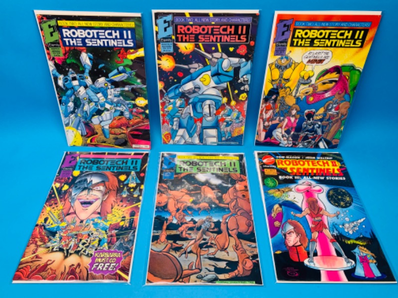 Photo 1 of 625087…6 robotech comics in plastic sleeves 