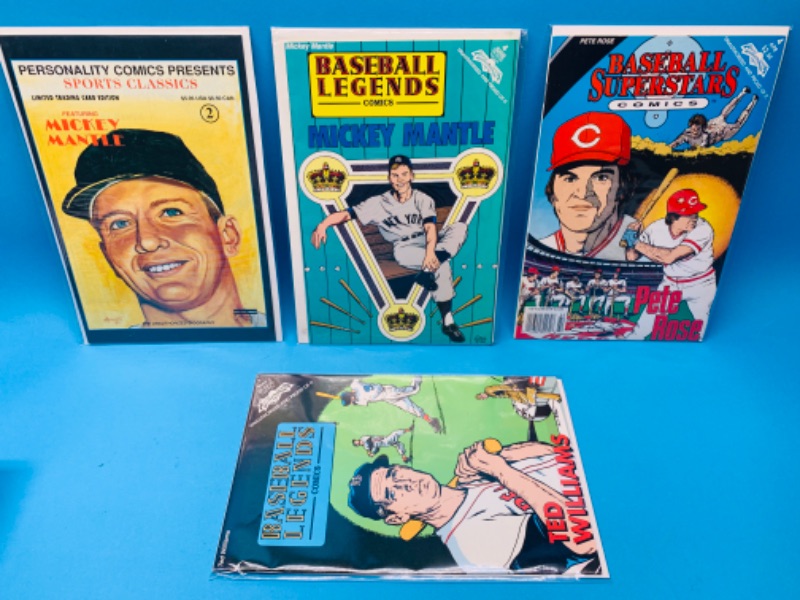 Photo 1 of 625112…4 sports comics in plastic sleeves 