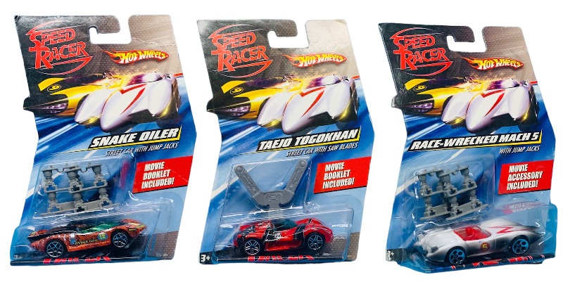 Photo 1 of 625123…3 hot wheels speed racer die cast cars  