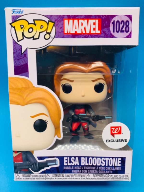 Photo 1 of 625145… Funko pop marvel Elsa bloodstone bobble head figure 