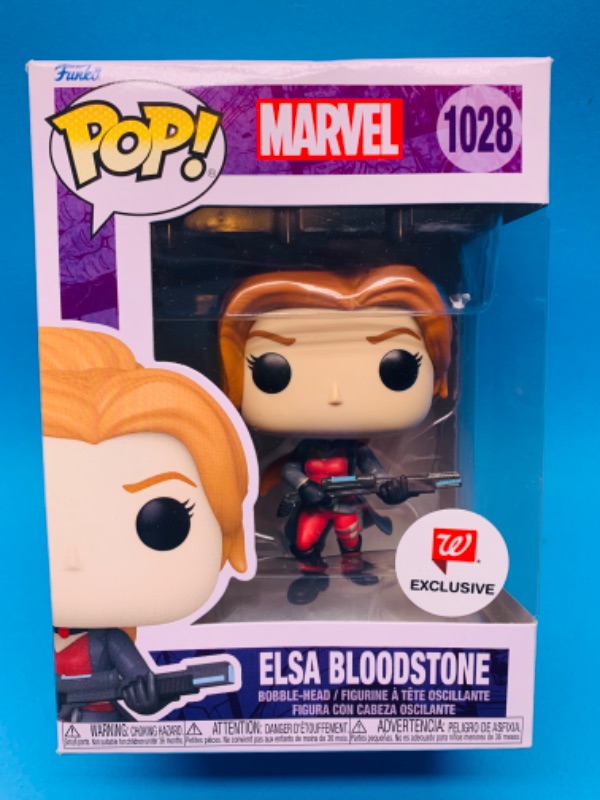 Photo 1 of 625147… Funko pop marvel Elsa bloodstone bobble head figure 