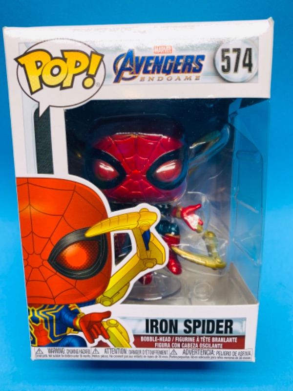 Photo 1 of 625152… Funko pop  avengers Iron Spider bobble head figure 