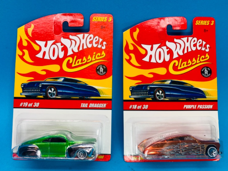 Photo 1 of 625165…2 hot wheels classics old time racers with special paint 