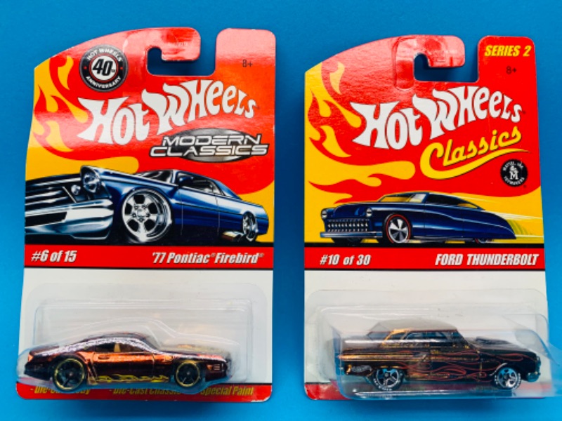 Photo 1 of 625166…2 hot wheels classics die cast flame special paint jobs
