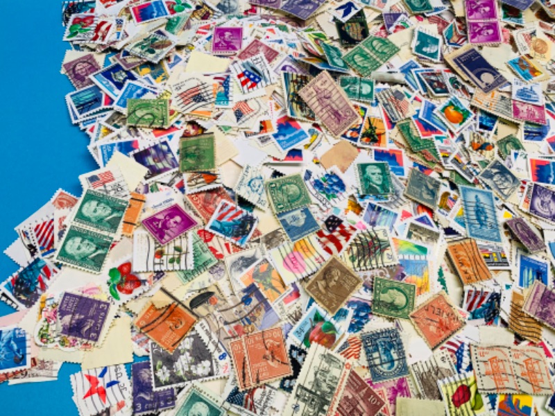 Photo 7 of 625189…1,000+ used stamps 