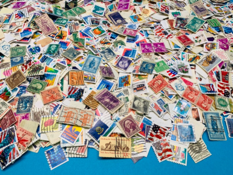 Photo 6 of 625189…1,000+ used stamps 