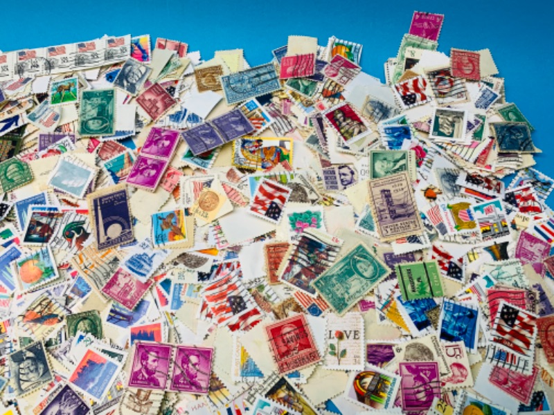 Photo 5 of 625189…1,000+ used stamps 