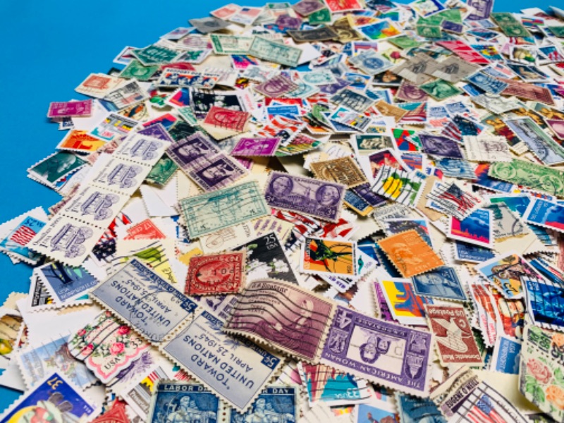 Photo 2 of 625190…1,000+ used stamps 