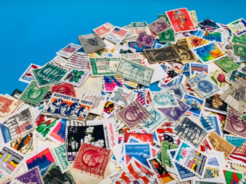 Photo 7 of 625190…1,000+ used stamps 