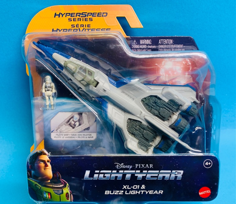 Photo 1 of 625195… Disney lightyear hyperspeed series plane toy 