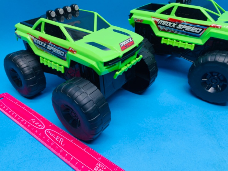 Photo 2 of 625204… two 10 x 6 “ plastic toy push trucks