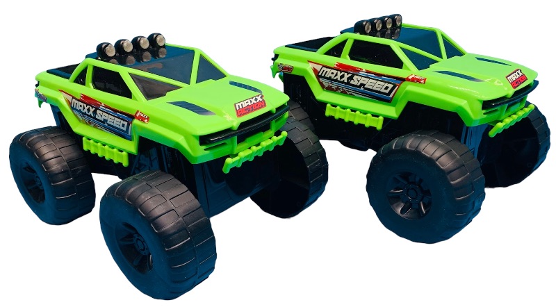 Photo 1 of 625204… two 10 x 6 “ plastic toy push trucks