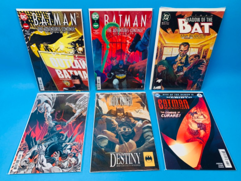 Photo 1 of 625267…6 Batman comics in plastic sleeves 