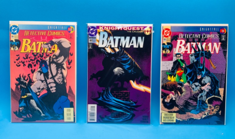 Photo 1 of 625270…3 Batman comics in plastic sleeves 